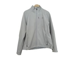 The North Face Women’s Jacket Size Large Soft Shell White Apex Barrier